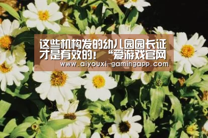 这些机构发的幼儿园园长证才是有效的!“爱游戏官网”(图3) 爱游戏登录入口